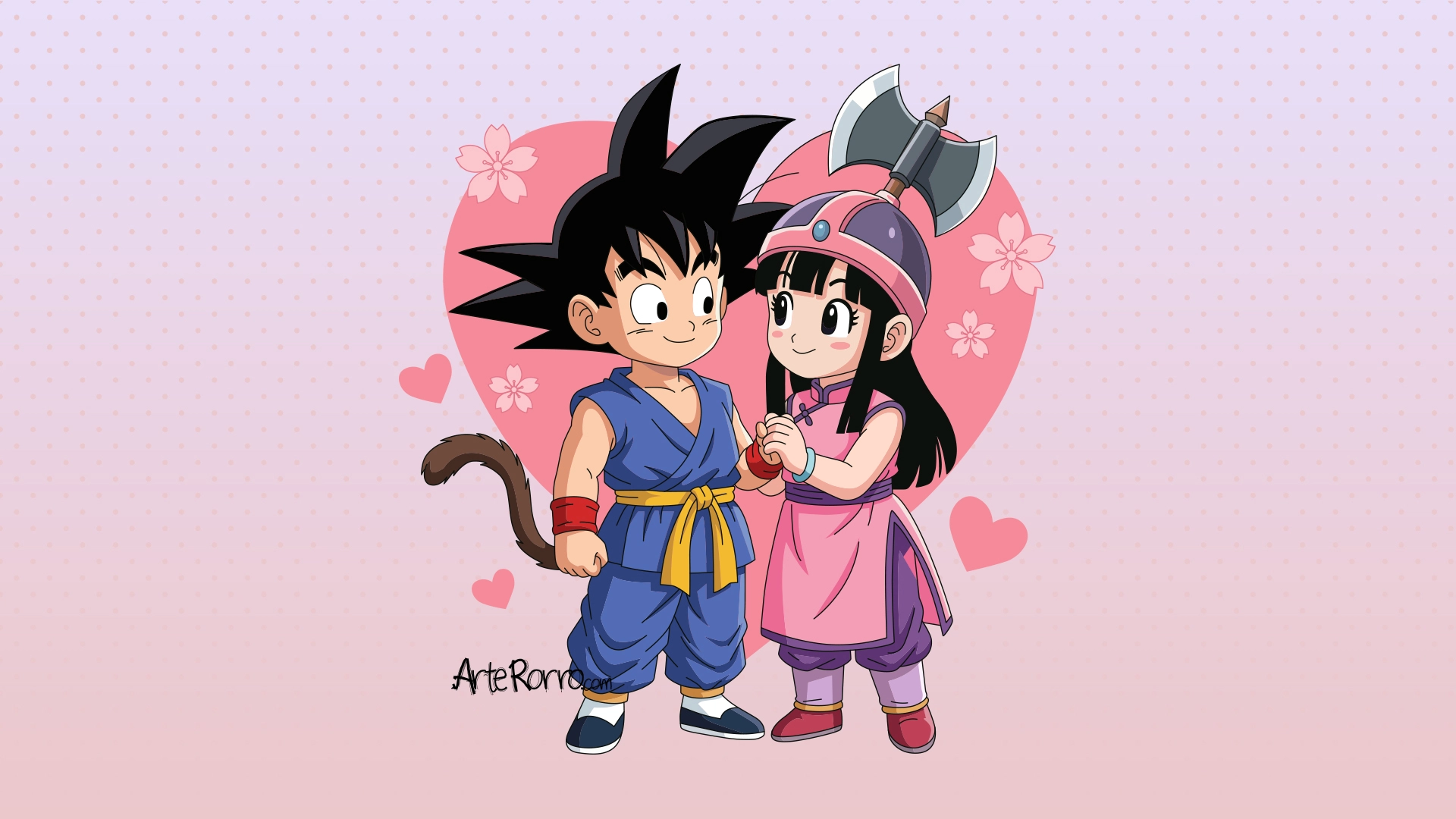 Goku y Milk