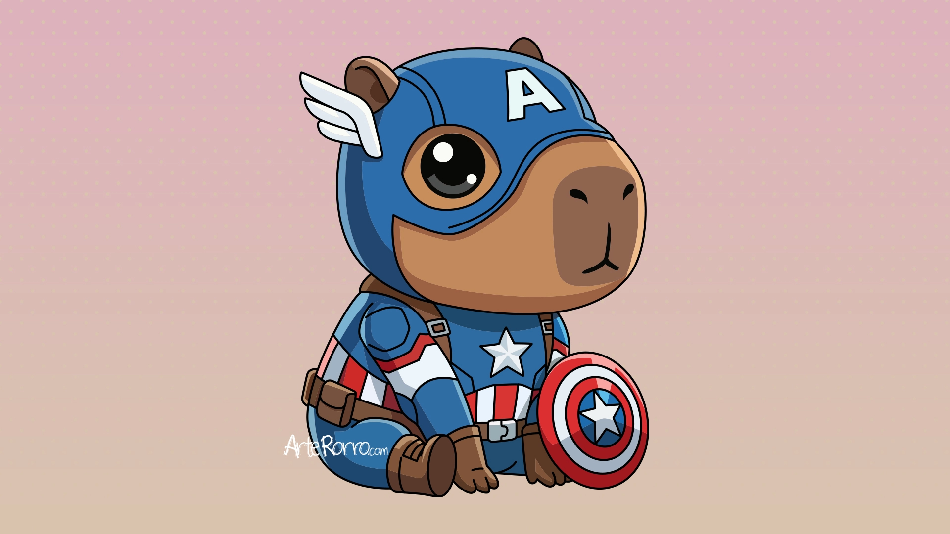 Capibara Capitán América